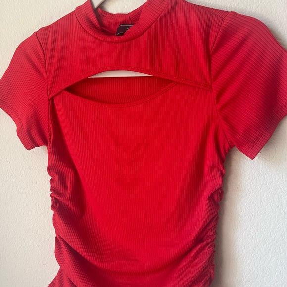 Red Vibe Sportswear Top - Picture 3 of 8